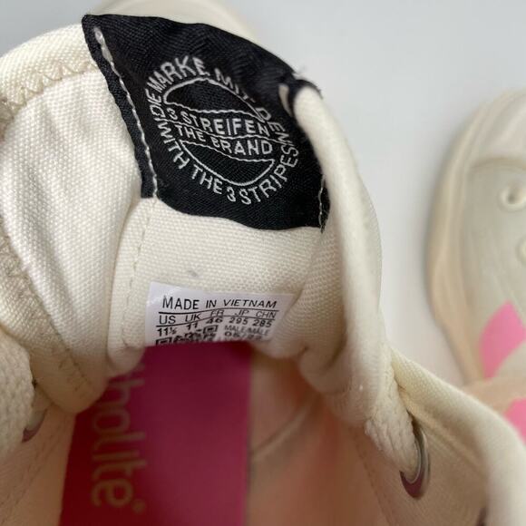 Adidas Nizza Hi RF André Saraiva The World Needs Love Cream Sneakers 11.5 - Picture 7 of 7